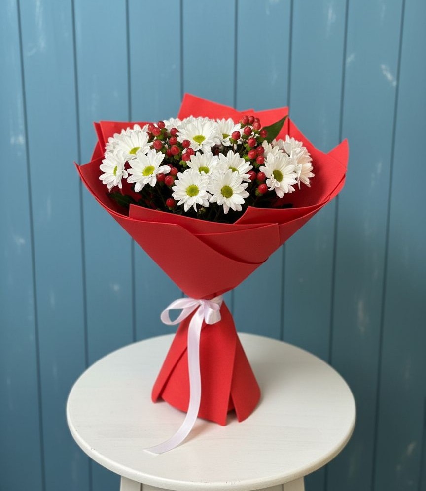 Букет цветов из: Хризантемы в Клин-9