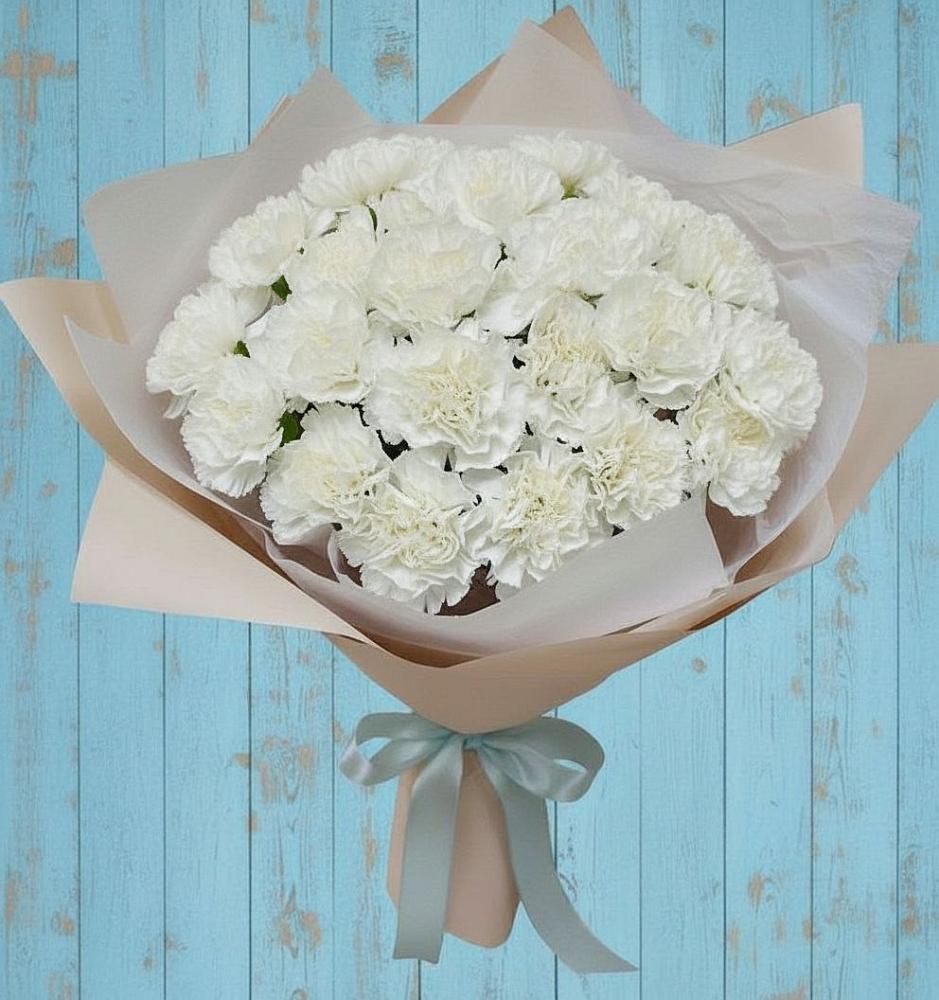 Букет цветов из: Гвоздики в Клин-9