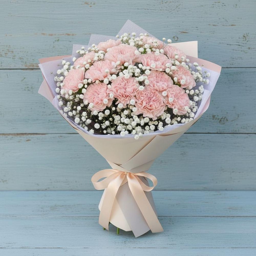 Букет цветов из: Гвоздики в Клин-9