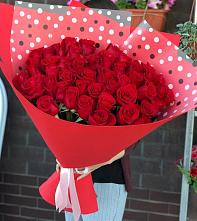 Букет Красные розы Милано #REPLACE_PRED# Клин-9