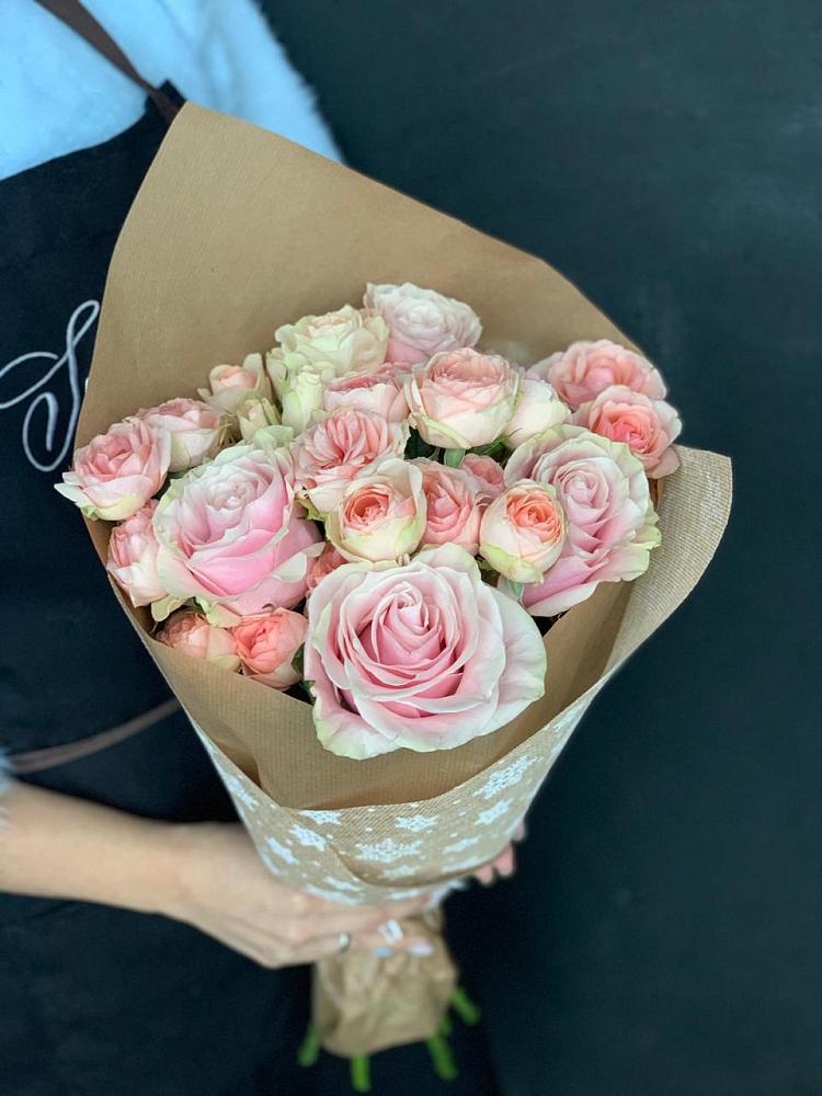 Букет цветов из: Хризантемы и Розы в Клин-9