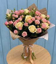 Букет цветов из:  Розы #REPLACE_PRED# Клин-9