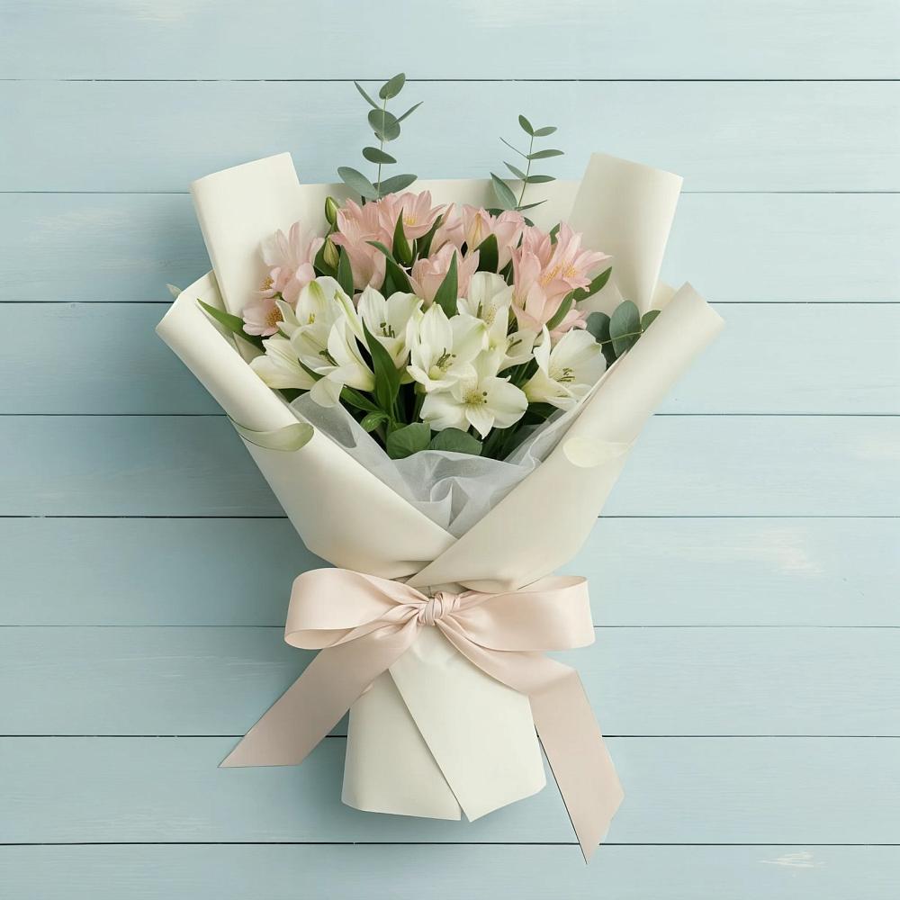 Букет цветов из: Альстромерии в Клин-9